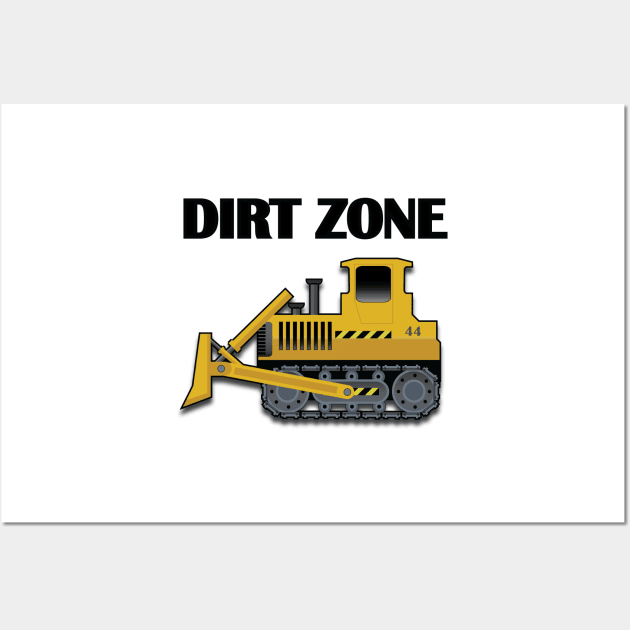 Dirt Zone (Bulldozer) Wall Art by VelvetRoom